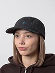 Бейсболка KANGOL арт. K5509 Plaid Earflaps Baseball (темно-серый / синий)